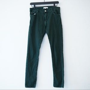 IRO DARK GREEN SKINNY JEANS